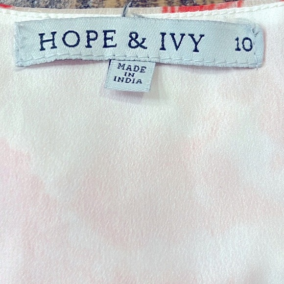 Hope & Ivy Long Floral Print Dress Size 8 - Picture 12 of 15